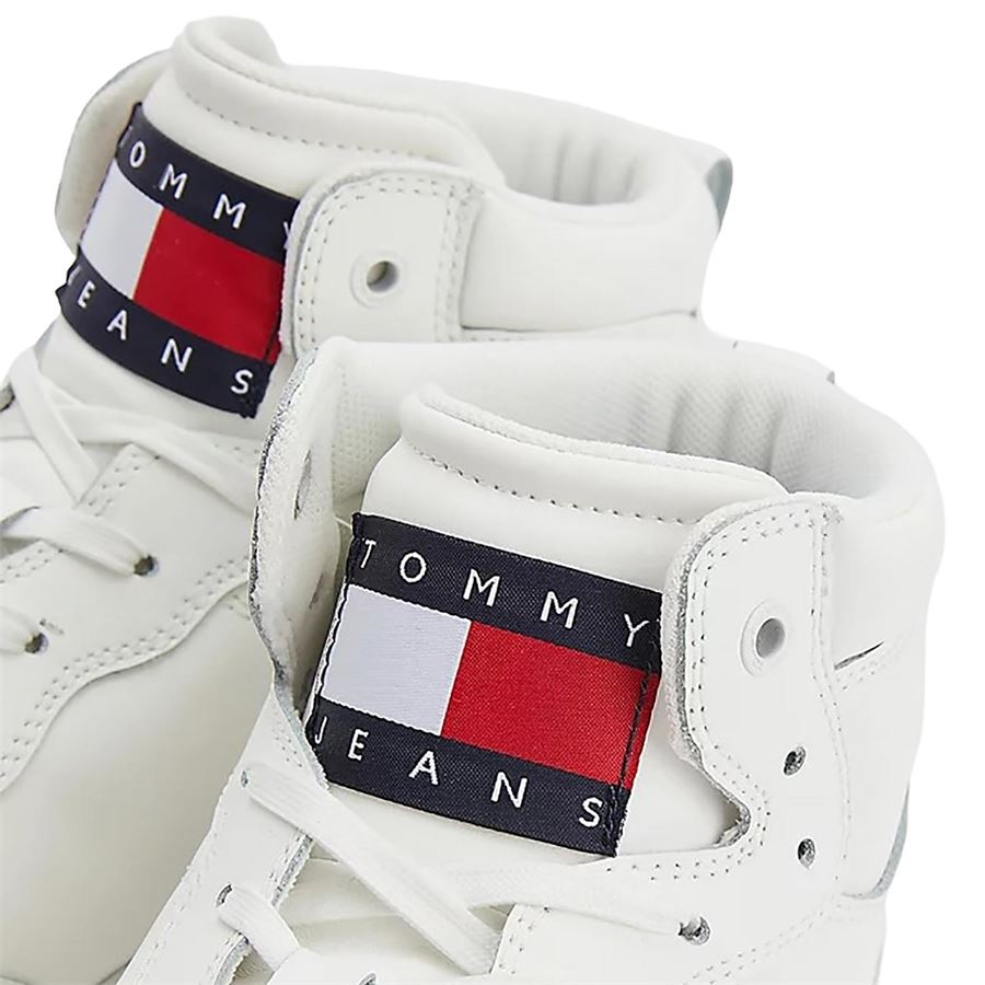 Leather Basket Midcut sneakers da uomo Tommy Jeans | EM0EM01071YBR